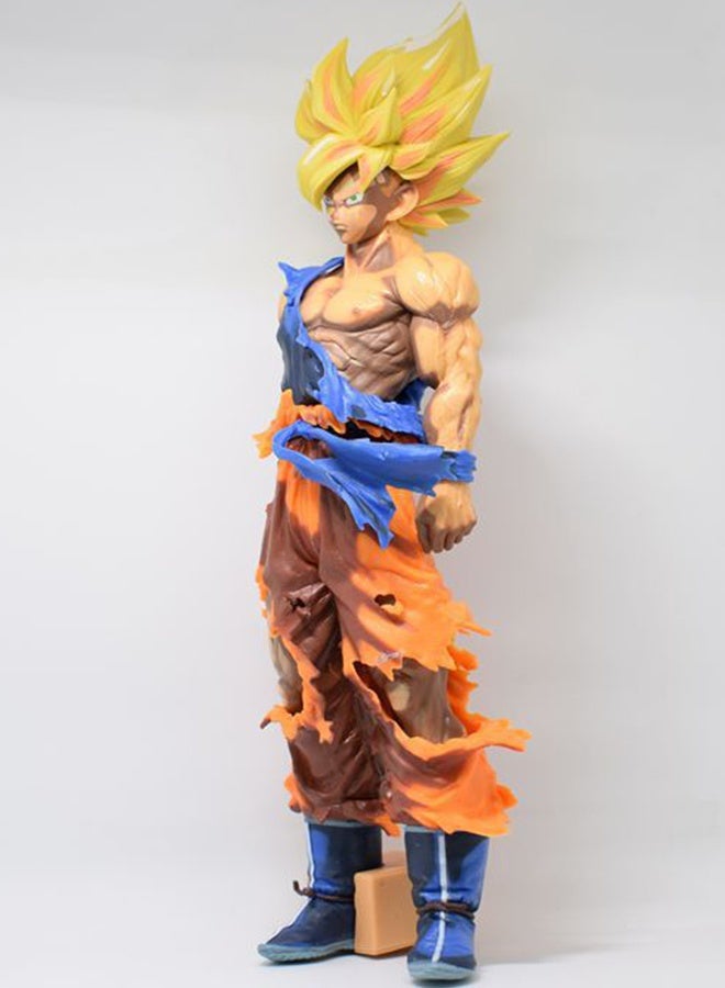 Halamodo Dragon Ball Super Saiyan Battle-damaged Manga-colored Goku's Figure, a Stunning Desk and Case Decoration, Gift Choice - Image 3